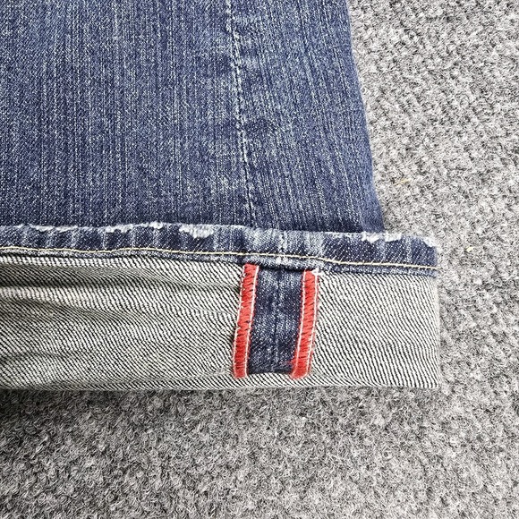 Bebe Rhinestone Crystal Kayla 5 Pocket Jeans Bootcut Low Rise Size 27 - Picture 7 of 13